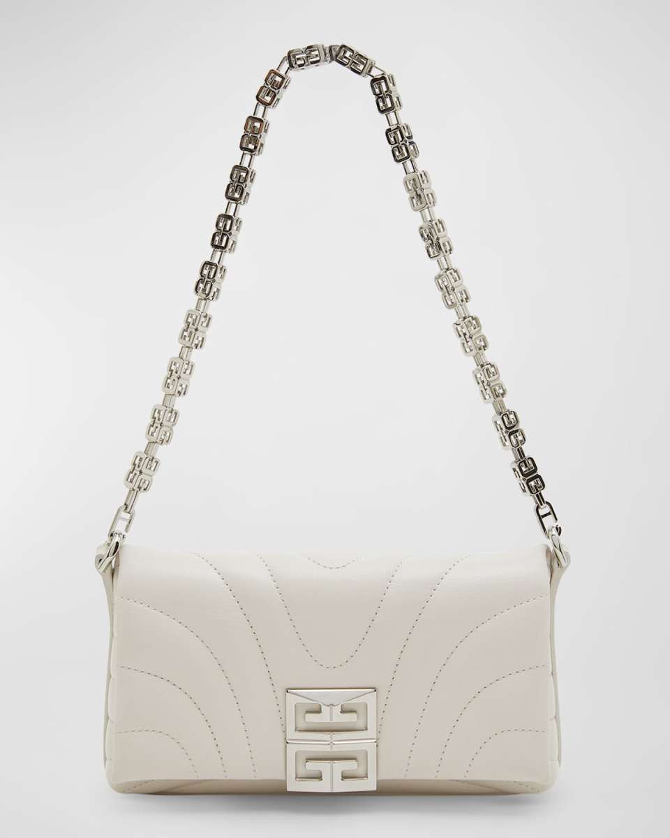 4G Soft Wallet on Chain in Quilted Leather
